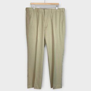 Botany 500 Dress Pants Men's 38 / Medium Beige Tan Lightweight NEW